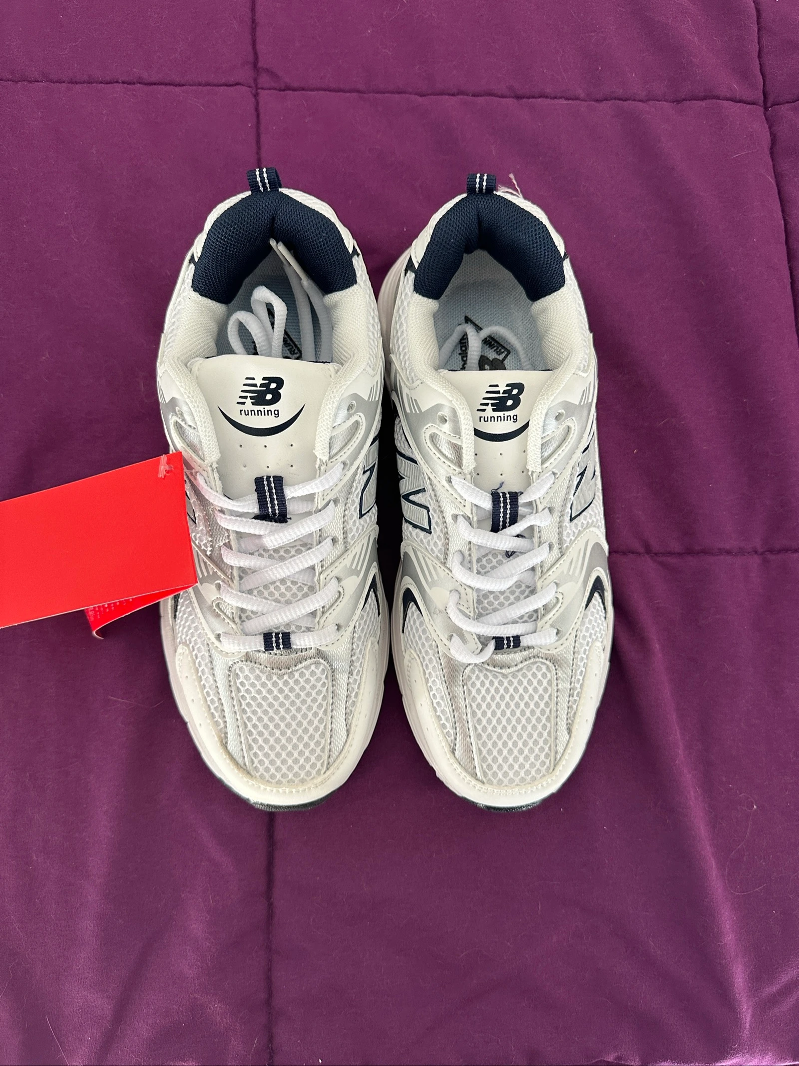 New Balance 530 azul marinho e branco – photo 2